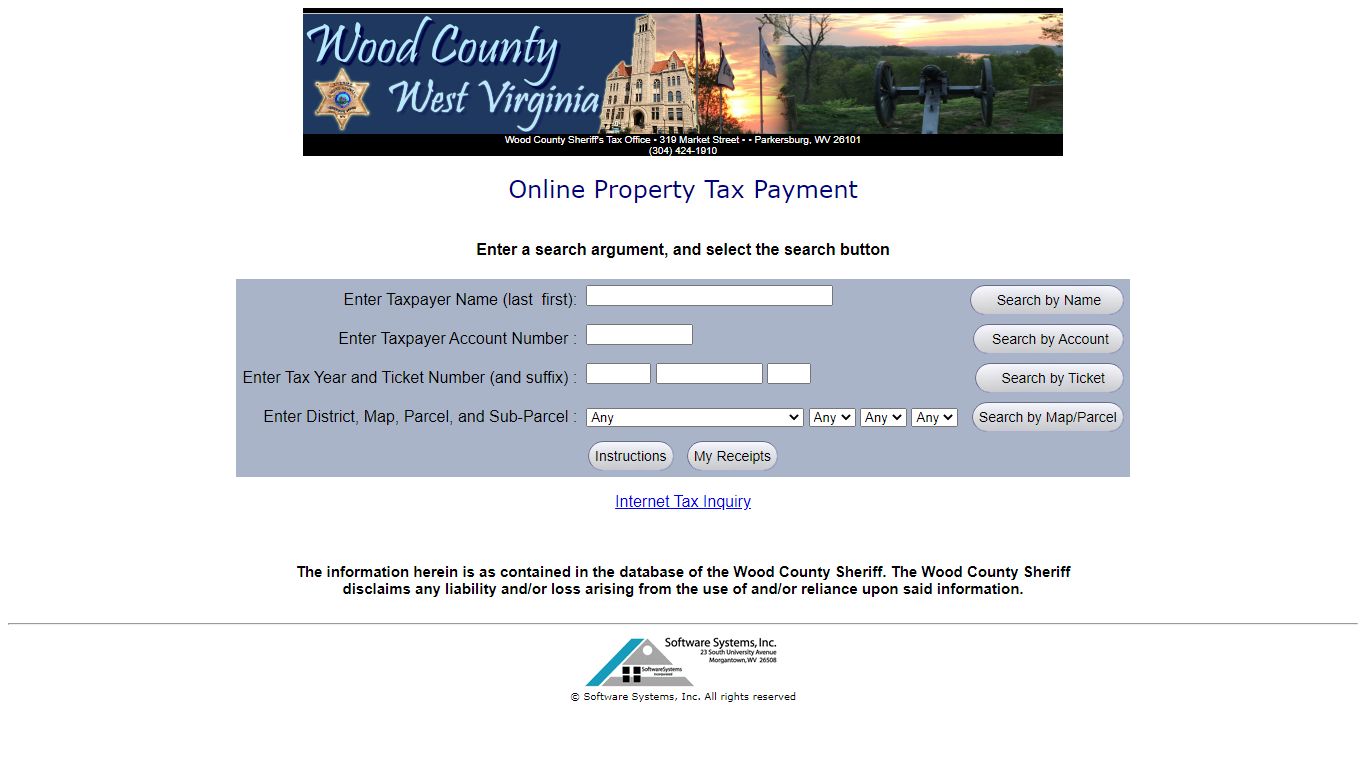 Wood County Sheriff's Tax Office